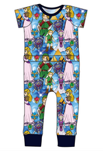 Load image into Gallery viewer, Hero Of Time Bennett Pants and Shorts Length T-Shirt Romper