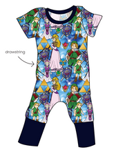 Load image into Gallery viewer, Hero Of Time Grow With Me Pants And Shorts Romper