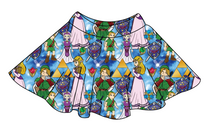 Load image into Gallery viewer, Hero Of Time Ladies' Circle Skirt