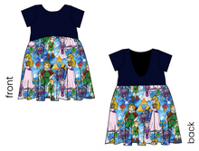 Load image into Gallery viewer, Hero Of Time Low Back Dress