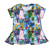 Load image into Gallery viewer, Hero Of Time Peplum Top