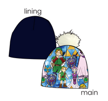 Load image into Gallery viewer, Hero Of Time Slouchy Beanie (Reversible!)