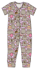 Load image into Gallery viewer, Kawaii Kitty Ladies T-Shirt Romper