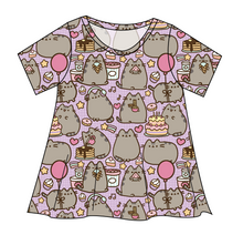 Load image into Gallery viewer, Kawaii Kitty Ladies' Swing Tee