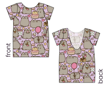 Load image into Gallery viewer, Kawaii Kitty Low Back Ballerina Tee