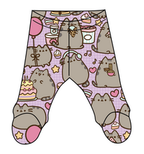 Load image into Gallery viewer, Kawaii Kitty Newborn Footed Pants