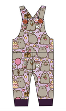 Load image into Gallery viewer, Kawaii Kitty Overalls and Shortalls