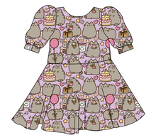 Load image into Gallery viewer, Kawaii Kitty Prairie Dress