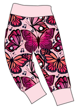 Load image into Gallery viewer, Musical Butterflies Basic Joggers And Jogger Shorts