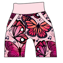 Load image into Gallery viewer, Musical Butterflies Beanpole Pants And Shorts