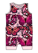 Load image into Gallery viewer, Musical Butterflies Emmett Pants And Shorts T-Shirt Romper