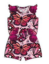 Load image into Gallery viewer, Musical Butterflies Ivy Summer Romper