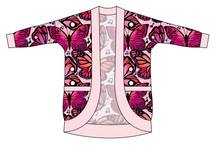 Load image into Gallery viewer, Musical Butterflies Kids Cocoon Cardigan