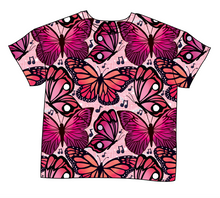 Load image into Gallery viewer, Musical Butterflies Ladies' Oversized Tee