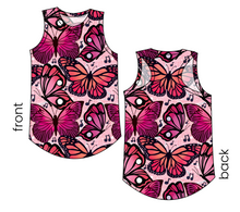 Load image into Gallery viewer, Musical Butterflies Ladies' Summer Tank