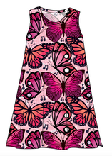 Load image into Gallery viewer, Musical Butterflies Ladies' Swing Dress