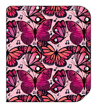 Load image into Gallery viewer, Musical Butterflies Swaddle Blanket