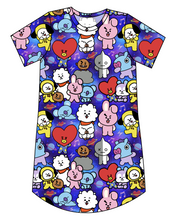 Load image into Gallery viewer, Musical Cuties Ladies' T-Shirt Dress