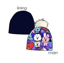 Load image into Gallery viewer, Musical Cuties Slouchy Beanie (Reversible!)