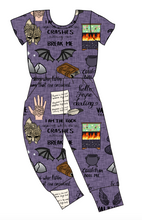 Load image into Gallery viewer, Night Court Kids Ivy Pants Length Romper