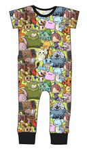 Load image into Gallery viewer, Poke Utopia Emmett Pants And Shorts T-Shirt Romper