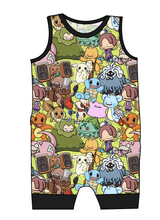 Load image into Gallery viewer, Poke Utopia Emmett Pants And Shorts T-Shirt Romper