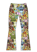 Load image into Gallery viewer, Poke Utopia Kids Flared Leggings