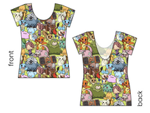 Load image into Gallery viewer, Poke Utopia Ladies' Low Back Ballerina Tee