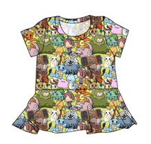 Load image into Gallery viewer, Poke Utopia Ladies' Peplum Top