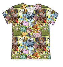 Load image into Gallery viewer, Poke Utopia Ladies' Slouchy V-Neck Tee