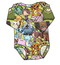 Load image into Gallery viewer, Poke Utopia Lap Neck Bodysuit