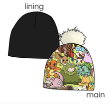 Load image into Gallery viewer, Poke Utopia Slouchy Beanie (Reversible!)