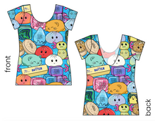 Load image into Gallery viewer, Viral Squishies Ladies' Low Back Ballerina Tee