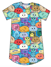 Load image into Gallery viewer, Viral Squishies Ladies' T-Shirt Dress