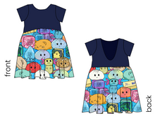 Load image into Gallery viewer, Viral Squishies Low Back Dress