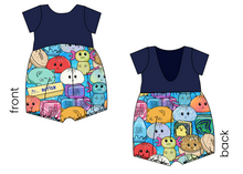 Load image into Gallery viewer, Viral Squishies Low Back Romper and Bubble Romper