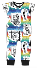 Load image into Gallery viewer, Wimpy Doodles Bennett Pants and Shorts Length T-Shirt Romper