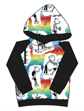 Load image into Gallery viewer, Wimpy Doodles Classic Hoodie (or Crewneck)