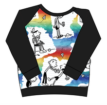 Load image into Gallery viewer, Wimpy Doodles Classic Hoodie (or Crewneck)