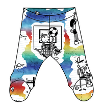 Load image into Gallery viewer, Wimpy Doodles Newborn Footed Pants
