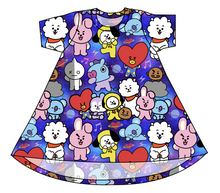 Load image into Gallery viewer, Musical Cuties Basic T-Shirt Dress