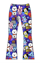 Load image into Gallery viewer, Musical Cuties Kids Flared Leggings