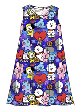 Load image into Gallery viewer, Musical Cuties Ladies' Swing Dress
