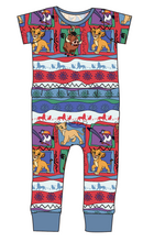 Load image into Gallery viewer, 90s Lion Quilt Bennett Pants and Shorts Length T-Shirt Romper