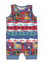 Load image into Gallery viewer, 90s Lion Quilt Emmett Pants And Shorts T-Shirt Romper