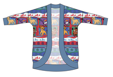 Load image into Gallery viewer, 90s Lion Quilt Kids Cocoon Cardigan