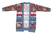 Load image into Gallery viewer, 90s Lion Quilt Kids Grandpa Cardigan