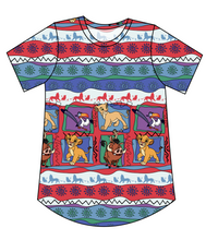 Load image into Gallery viewer, 90s Lion Quilt Kids' Relaxed Tee