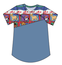 Load image into Gallery viewer, 90s Lion Quilt Kids' Relaxed Tee