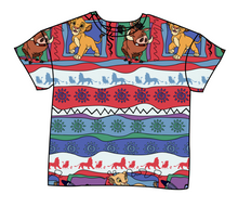 Load image into Gallery viewer, 90s Lion Quilt Oversized Tee